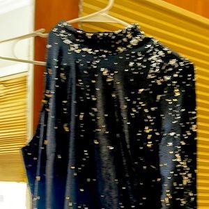 Beautiful brand new fashion nova sequined assymetrical off shoulder dress